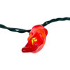 9' UL 10L Red Chili Pepper Connectible Light Set
