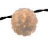 9' UL 10L Clear Pine Cone Light Set