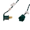 22.5' UL 50-Light Multicolor Light Green Wire Light Set