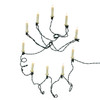 9' UL 10L White Candle Clip-On Light Set