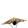 9" UL 10L Gold Wire Star Tree Topper