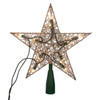 9" UL 10L Silver Wire Star Tree Topper