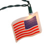 9' UL 10L USA Flag Light Set