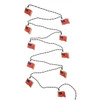 9' UL 10L USA Flag Light Set