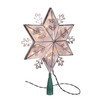 11" UL 20L Silver Snowflake Star Tree Topper