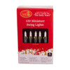 18.5' UL 100-Light Clear Light Green Wire Light Set