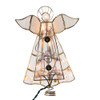 10.5“ UL 10-Light Capiz Angel With Trumpet Treetop