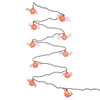 9' UL 10L Peppermint Candy Light Set