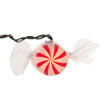 9' UL 10L Peppermint Candy Light Set