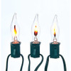 18' UL 10L Flicker Flame Candle Longer Light Set