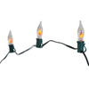 18' UL 10L C7 Flicker Flame Connectible Light Set with 24" Spacing