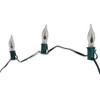 18' UL 10L Flicker Flame Candle Longer Light Set