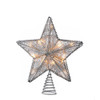 10“ UL 20-Light Silver Star Treetop