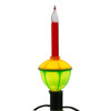 15' UL 7-Light C7 Multicolored Bubble Light Set