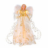 14“ UL 10-Light Gold Angel Treetop