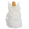 10" UL 10L Gold and Ivory Angel Tree Topper