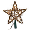 27.7" UL 10L Rattan Natural Star Tree Topper