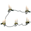 14' UL 15L White Triple Candle Clip-On Connectible Light Set