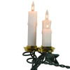 14' UL 15L White Triple Candle Clip-On Connectible Light Set