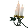 14' UL 15L White Triple Candle Clip-On Connectible Light Set