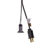 9' UL 10L Clear G40 Warm White LED Connectible Light Set