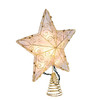 8.5" UL 10L Gold Reflector Star Tree Topper
