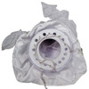 14" UL 10L White and Silver Angel Tree Topper