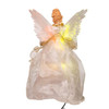 14" Fiber-Optic Ivory and Gold Animated Treetop