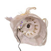 14" Fiber-Optic Ivory and Gold Animated Treetop