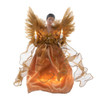 13“ UL 10-Light African American Gold Angel Treetop