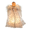 9“ UL 10L White and Silver Angel Treetop