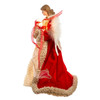 16" UL 10L Red and Ivory Angel Tree Topper