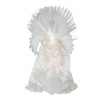 16" 7L LED Fiber-Optic Ivory Angel Tree Topper