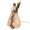14" UL 10-Light Pride Angel Tree Topper