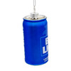 Budweiser® Glass Bud Light Can Ornament