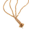 6' 72-Light Brown Burlap LED Rope Light