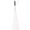 9.75' 200-Light Silver Nylon Canopy Light With Multicolor LED Lights