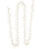 8' 240-Light Classic White Fairy Twinkle LED Silver Wire Cluster Garland