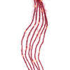 7' 120-Light Red Fuzzy Multi-Strand With Red LED Cascade Light