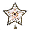 10" UL 10L 5-Point Star With Smoke Capiz Tree Topper