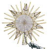 14" UL 10L Capiz Natural Star Tree Topper