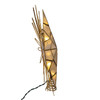 14" 10L7-Point LED 7-Point Gold Glittered Star Tree Top