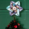 8.5" UL 10L Capiz Star Of David Tree Topper