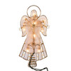9.75" UL 10L Capiz Angel With Vines and Pearls Treetop