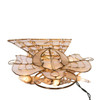 9.75" UL 10L Capiz Angel With Vines and Pearls Treetop