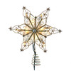 9.6“ 10-Light LED Star With Twisted Scroll Accents Treetop