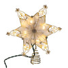 9.6" 10L LED Star With Twisted Scroll Accents Tree Topper