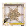 9.6" 10L LED Star With Twisted Scroll Accents Tree Topper