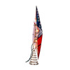 9.84" UL 10L Capiz American Flag Inspired Star Tree Topper