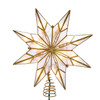 9“ UL 10-Light Capiz Gold Star Treetop